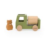 Juego de coches de construcción de animales de madera Trixie - imagen 2