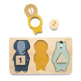 Puzzle de Números de Madera Trixie - Aprendizaje Divertido - imagen 2