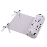 Protector de Cuna Universal My Sweet Baby Panda Gris - imagen 2