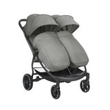 Carrito gemelar Happy 2 Gris Claro 2024 Kikkaboo - imagen 2