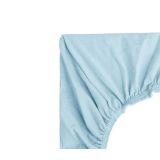 Sábana para Cuna Bamboo Azul Sensillo 90x40 - Suave y Antialérgica - imagen 3
