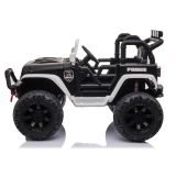Coche eléctrico de policía negro JC666