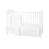 Juego de cama 3 piezas Kikkaboo Bear with me Rosa 60/120