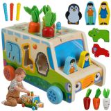 Sorter de madera para bebé Kruzzel - Juguete educativo