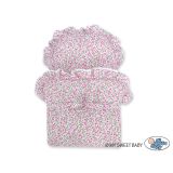 Cochecito de Muñeca My Sweet Baby de Mimbre con Ropa Rosa - imagen 3