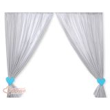 Cortinas para habitación infantil con corazones My Sweet Baby