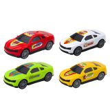 Camión Grúa con 4 Coches, Luces y Sonidos