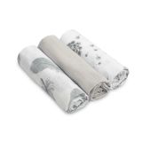 Pañales de Muselina 3-Pack Sensillo - Color Gris