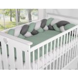 Protectores de Cuna My Sweet Baby Knot Bumper Verde Pastel - imagen 3