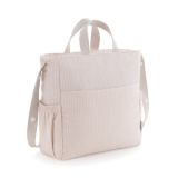 Bolso maternal Cloe rosa compartimentos organización bebé