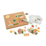 Juego creativo con martillo de madera Trixie - granja