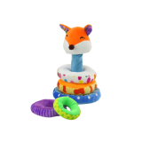 Piramide de Peluche Zorro Educativa Colorida 27 cm - imagen 3