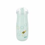 Vaso Nuk Mini-Me Sip en verde pastel con tapón protector