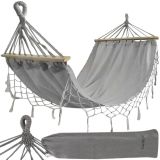 Hamaca de Jardín XXL Gardlov 200x150cm, Doble y Resistente
