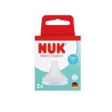Chupete de Silicona Nuk M - 2 Piezas, Ideal para Bebés 3+
