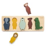 Puzzle de formas de madera Trixie - Juguete educativo - imagen 2
