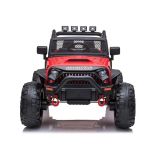Coche eléctrico Jeep JC666 rojo
