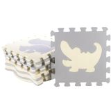 Alfombra Puzzle Educativa de Animales de Espuma EVA 9 piezas