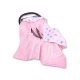 Manta de Asiento para Bebés My Sweet Baby - Estrellas Gris-Rosa - imagen 2
