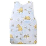 Cotton Sleeping Bag For Children, Size M, 6-12 Months, Tog 2.5, All-season, Blue Teddy Bear