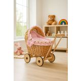 Carrito de muñecas My Sweet Baby Chiara - Mimbre Natural - imagen 3