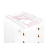 Cambiador duro PVC 80x50cm Kikkaboo - Hippo Dreams - imagen 3