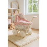 Cochecito de Muñecas de Mimbre con Ropa My Sweet Baby - imagen 3