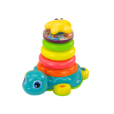 Tortuga Montable Pirámide 2 en 1 con Sonidos y Luces