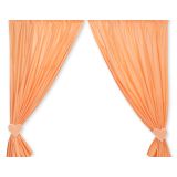 Cortinas para Habitación de Bebé - Corazones Naranjas - My Sweet Baby