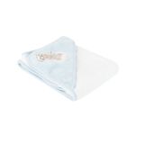 Toalla con capucha Kikkaboo Dreamy Flight Azul 90x90 cm - imagen 2