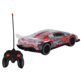 Coche Deportivo RC Control Remoto Escala 1:16 con Luces Rojas
