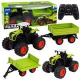 Tractor agrícola RC 1:16 Lean toys con remolque basculante