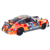 Coche Teledirigido Naranja 1:18 con Ruedas de Goma
