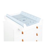 Cambiador duro PVC Kikkaboo Bear with me Azul 70x50cm - imagen 3