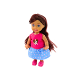 Muñeca con Perros y Accesorios de Perrera Rosa 16 pcs