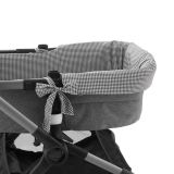 Garnitura Capazo Cremall.rev. Polo Black 35x75x35 Cm - Cambrass