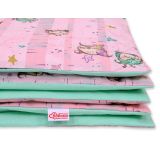 Juego de Cuna 2 Piezas My Sweet Baby - Búhos Rosa y Menta - imagen 3