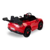Coche eléctrico infantil Toyz Volti rojo con puertas abatibles, vista frontal