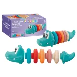 Set Educativo de Pirámide Suave Cocodrilo