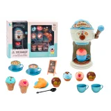 Juego de Café y Helados con Máquina de Helados