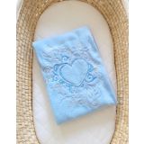 Manta de Forro Polar para Bebés - My Sweet Baby en Azul Chic