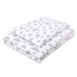 Juego de Cuna My Sweet Baby 2 pcs Algodón Nubes Grises