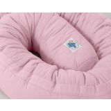 2-in-1- Baby Nest Quilted - Snake Pillow Bumper - Pink