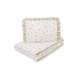 Juego de Cuna Sensillo Algodón Rosa Beige 75x95