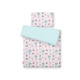 Juego de Cama para Bebé My Sweet Baby 2 piezas Zorros Beige/Menta - imagen 3