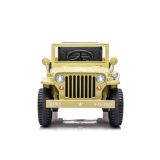Coche eléctrico JH-103 color caqui 4x4