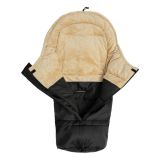 Saco de dormir Sensillo Combi 3 en 1 Minky Negro/Beige