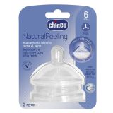 Biberón Chicco Natural Feeling con Tetina de Silicona 6+ - imagen 2