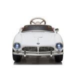 Coche Eléctrico Infantil BMW Retro Blanco