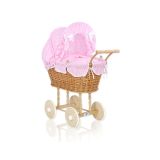 Pram de Muñeca de Mimbre My Sweet Baby - Elegancia Natural
